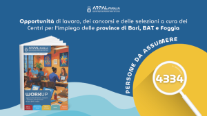 Immagine di anteprima con numero delle persone da assumere nelle province di Bari, Foggia e Bat